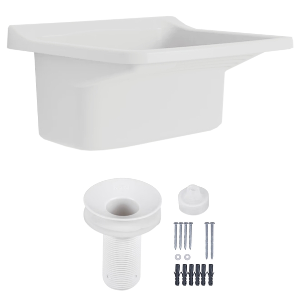 Tanque De Plástico 22l Para Lavanderia Branco | Astra